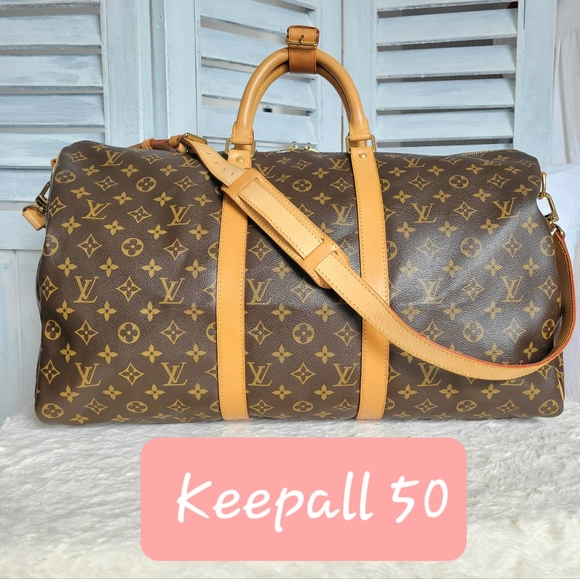 Louis Vuitton Other - Beautiful ❤Authentic LV Keepall 50 Bandouliere Travel Bag Monogram